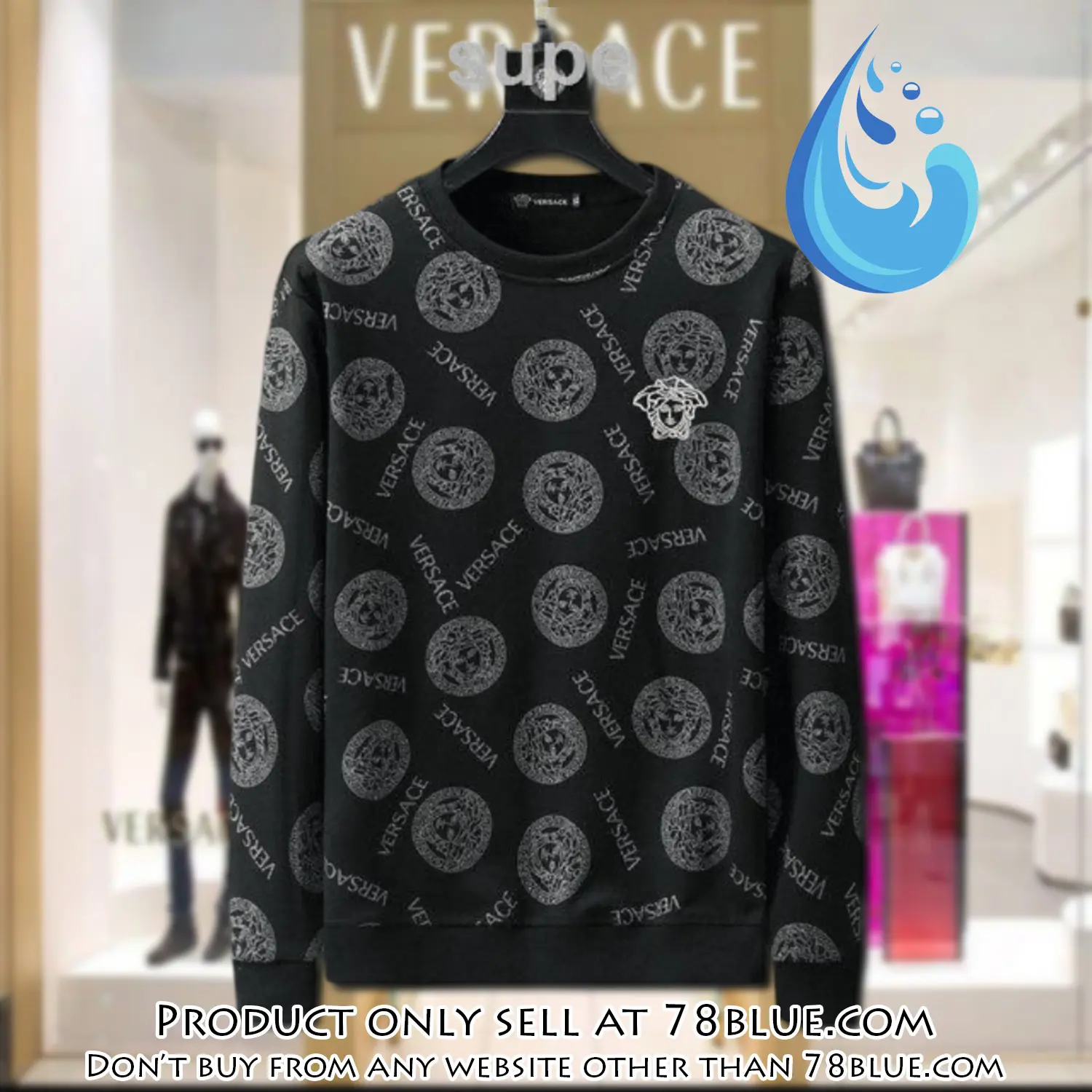 Versace luxury ugly sweater for winter lzu1412 78b1636880